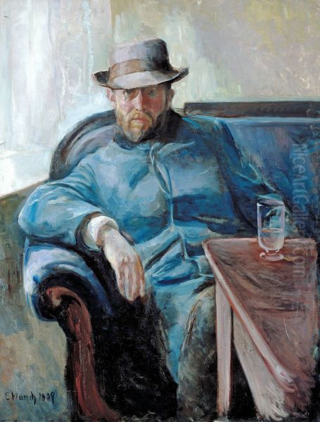 Hans Jaeger Oil Painting by Edvard Munch