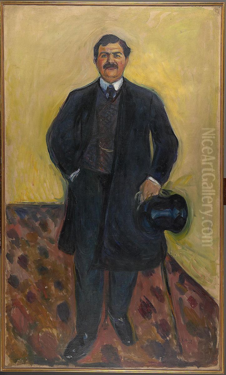 Hermann Schlittgen Oil Painting by Edvard Munch