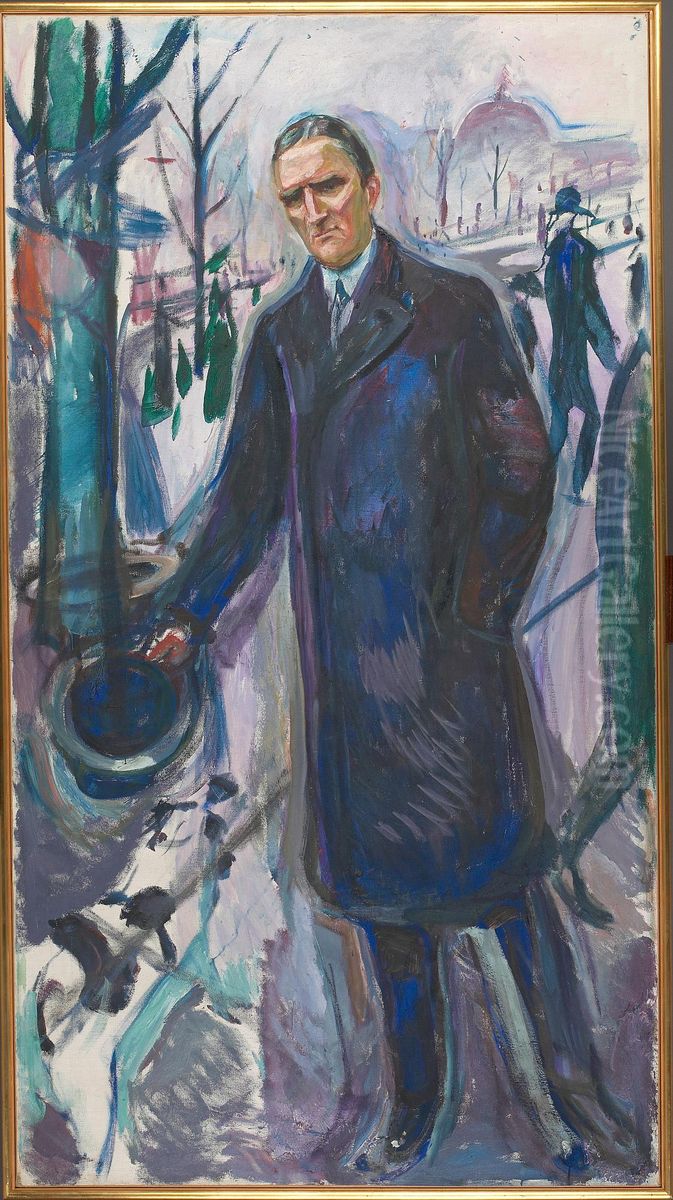 Hieronymus Heyerdahl Oil Painting by Edvard Munch