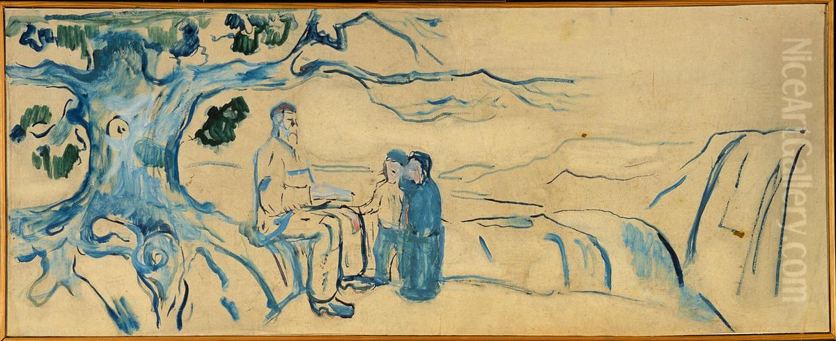 History Oil Painting by Edvard Munch