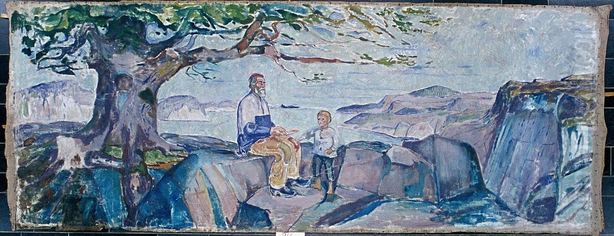 History Oil Painting by Edvard Munch