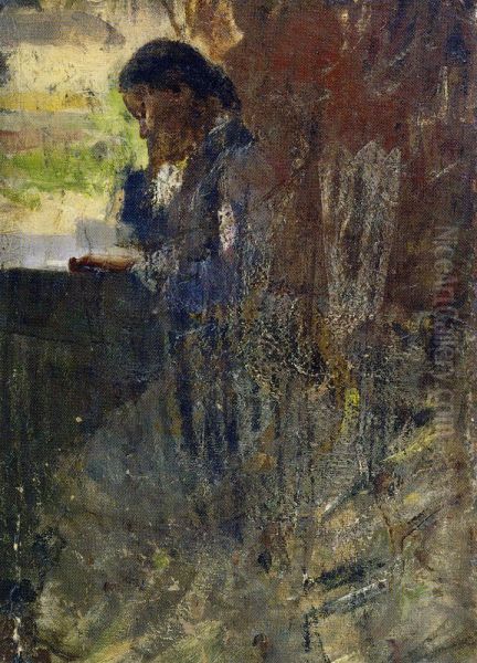 Inger by the Window Oil Painting by Edvard Munch