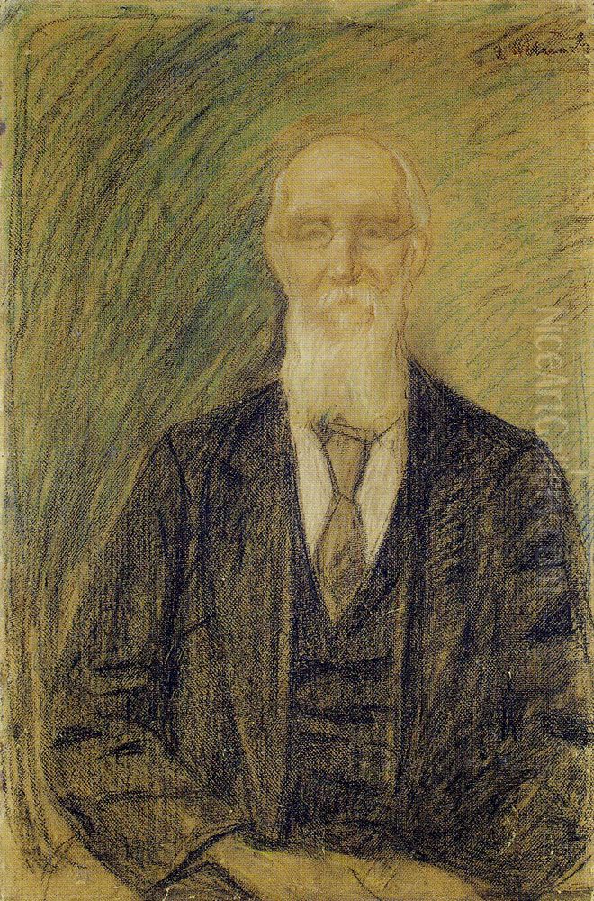 Male Portrait. Herr von R. Oil Painting by Edvard Munch