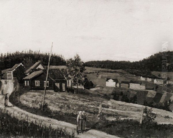 Maridalsveien in Nydalen Oil Painting by Edvard Munch