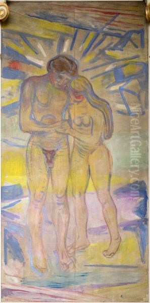 Nye straler Oil Painting by Edvard Munch