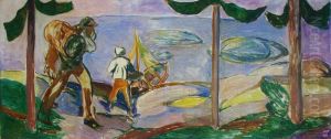 On the Way to the Boat (The Freia Frieze I)