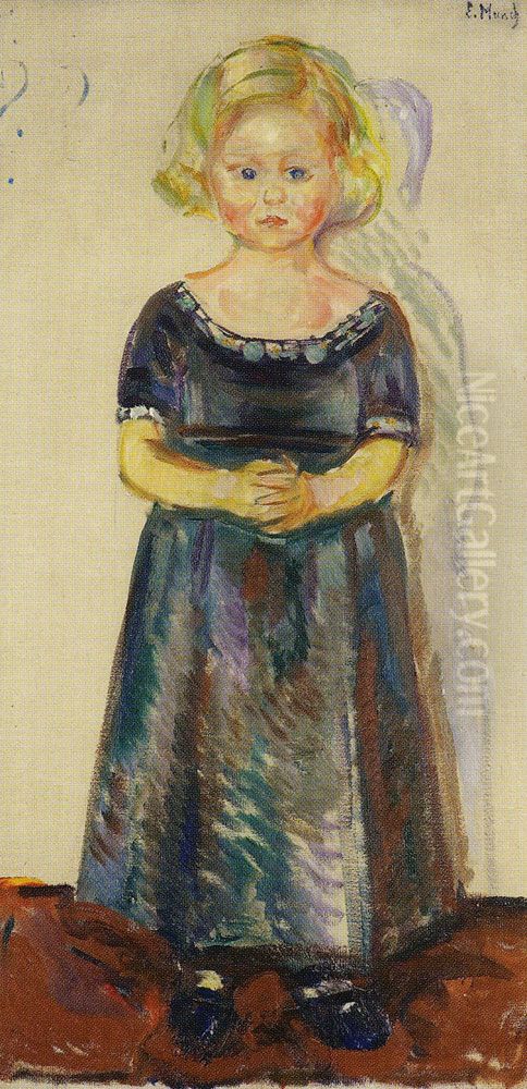 Pernille Kirkeby Oil Painting by Edvard Munch