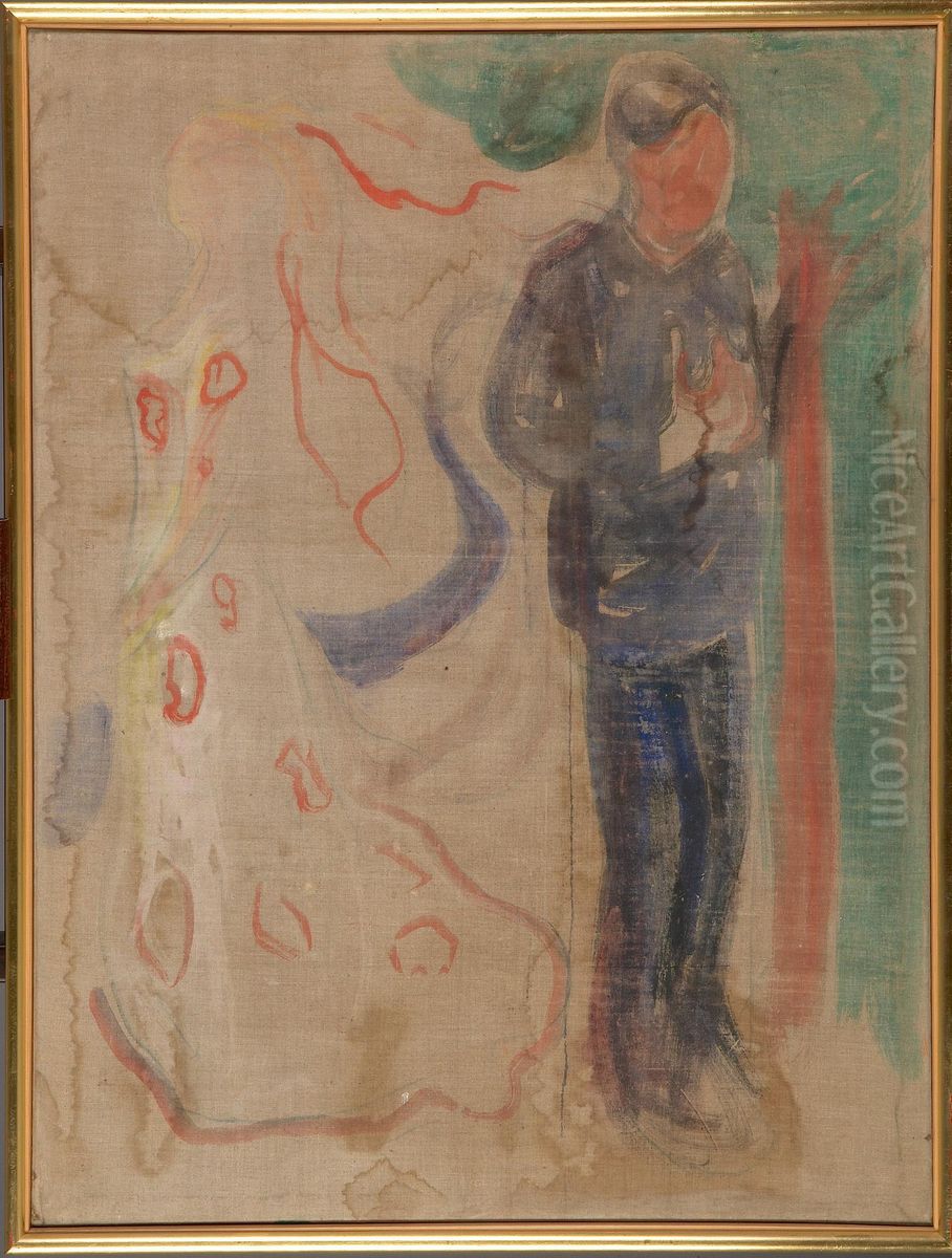 Separation Oil Painting by Edvard Munch