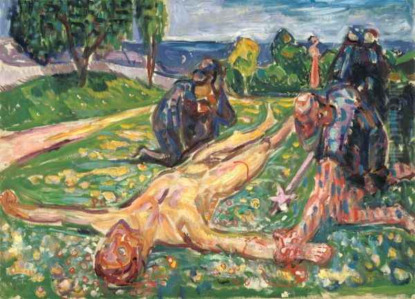 Sigurd Slembe Oil Painting by Edvard Munch