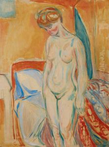 Standing nude