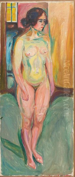 Noon Oil Painting by Edvard Munch