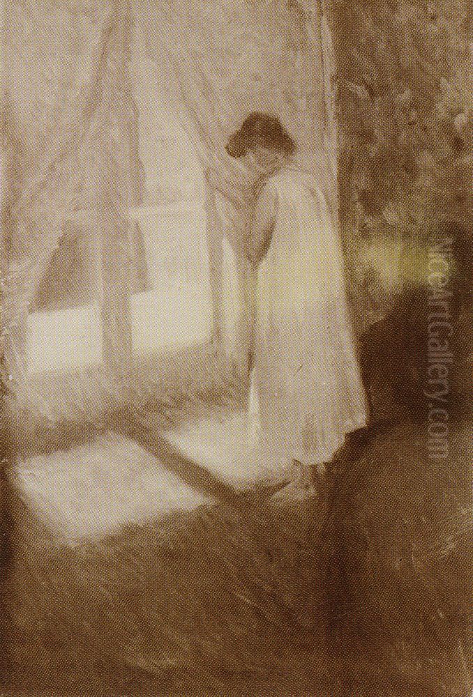 The Girl by the Window Oil Painting by Edvard Munch