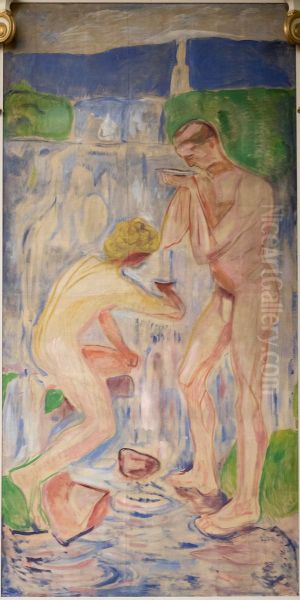 The Source Oil Painting by Edvard Munch