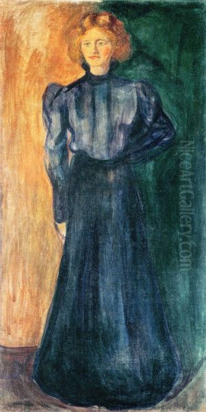 Tulla Larsen Oil Painting by Edvard Munch