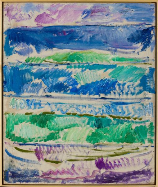 Waves Oil Painting by Edvard Munch