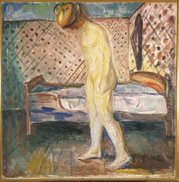 Weeping Woman Oil Painting by Edvard Munch