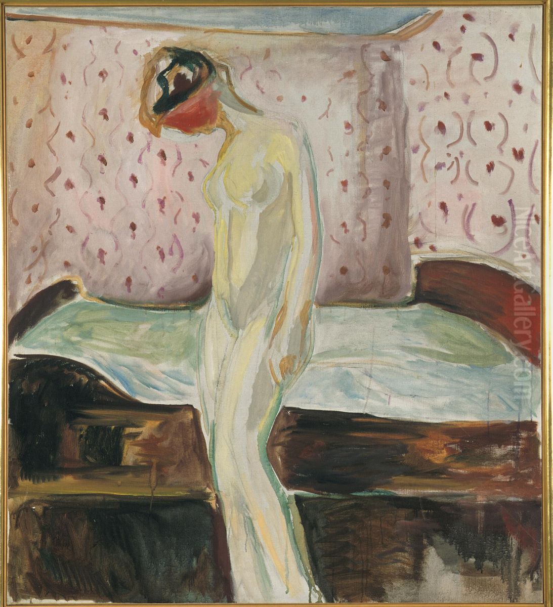 Weeping Woman Oil Painting by Edvard Munch
