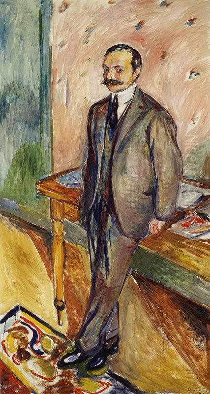 Wilhelm Wartmann Oil Painting by Edvard Munch
