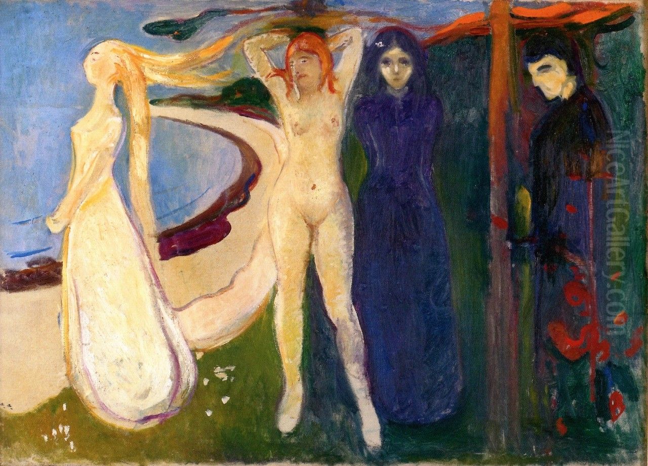Woman, Sphinx Oil Painting by Edvard Munch