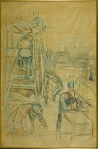Workers on the Construction Site