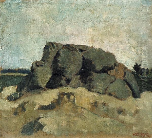 Sacks Oil Painting by Theo van Doesburg