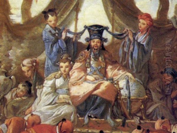 L'Audience de l'empereur de Chine Oil Painting by Francois Boucher