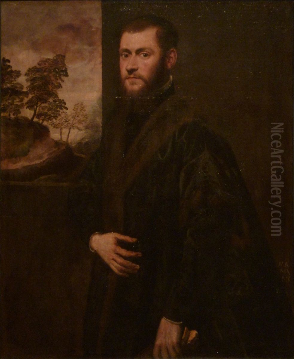 Portrait of a Young Gentleman Oil Painting by Jacopo Tintoretto