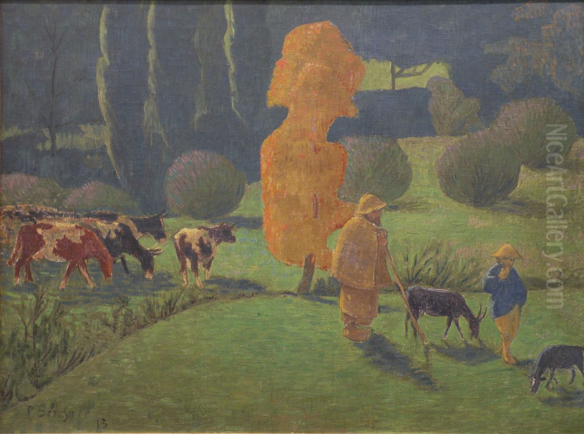 TheCorydonshepherd Oil Painting by Paul Serusier