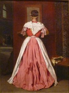 Paysanne de Frascati au confessionnal