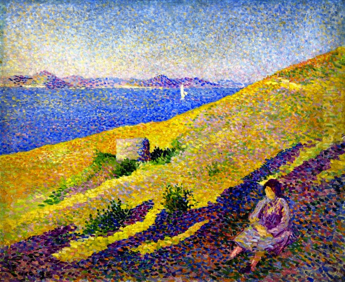 <<Widaki is krimta (trutca ke Luce)>> Oil Painting by Maximilien Luce