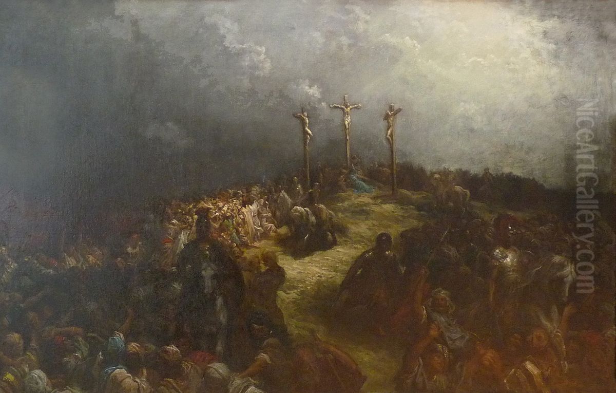 Le Calvaire Oil Painting by Gustave Dore