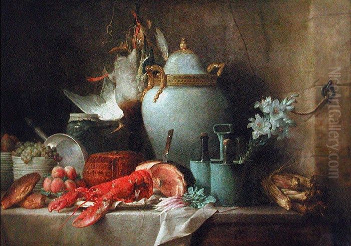 Nature morte au homard Oil Painting by Anne Vallayer-Coster Nature morte au homard Oil Painting by Anne Vallayer-Coster