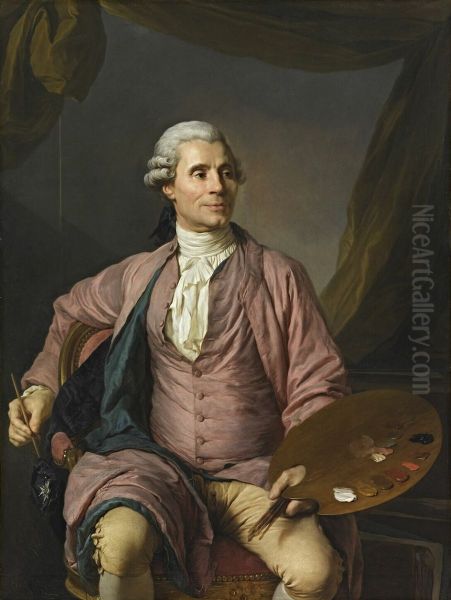 Joseph-Marie Vien Oil Painting by Joseph-Siffred Duplessis