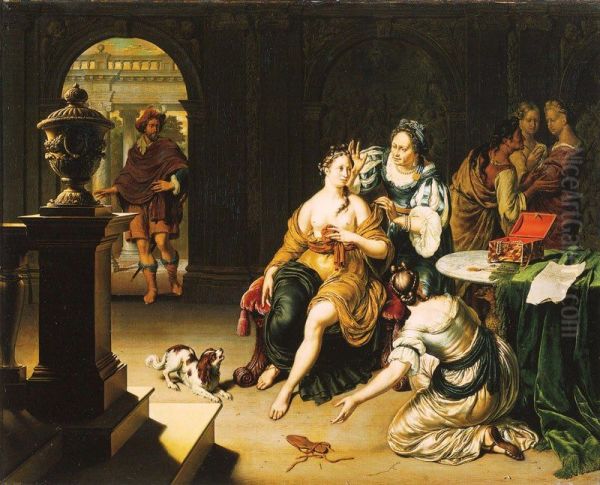 Preziosa Oil Painting by Frans van Mieris the Elder