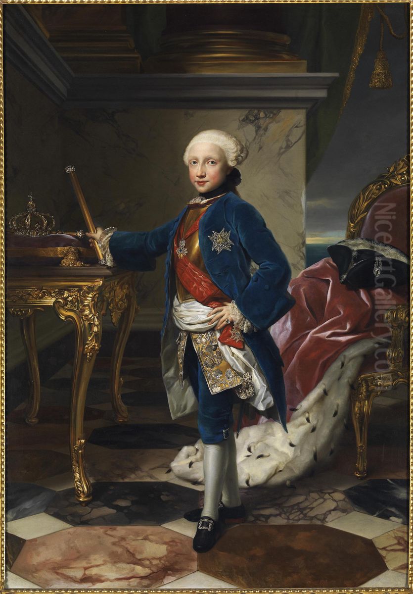 Portrait of Ferdinand IV Oil Painting by Anton Raphael Mengs Portrait of Ferdinand IV Oil Painting by Anton Raphael Mengs