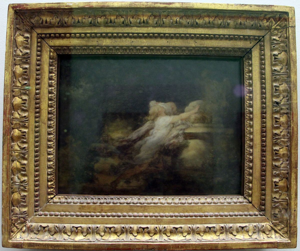 Le Voeu a l'Amour Oil Painting by Jean-Honore Fragonard