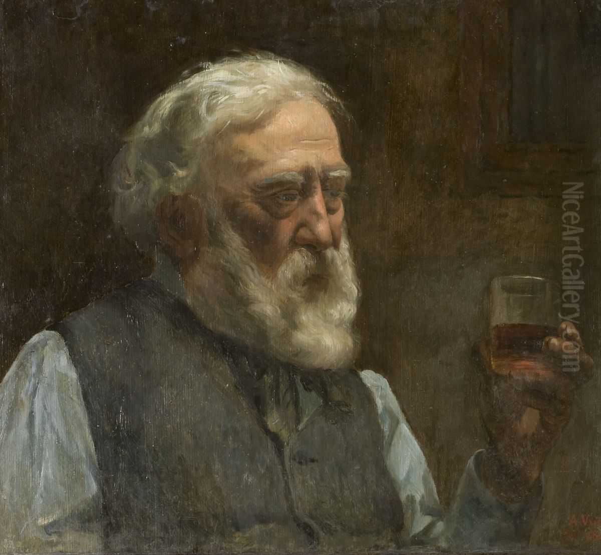 Bon catador Oil Painting by Alfons Vinyals i Roig