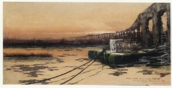 Latium Oil Painting by Enric Serra Auque