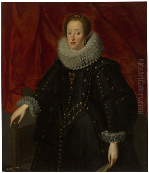 Eleonora Gonzaga (1598-1655) Oil Painting by Justus Sustermans