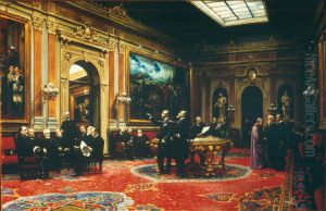 Salon de Conferencias del Senado en 1904