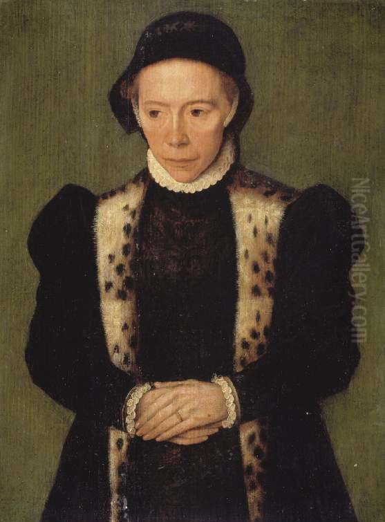 Portrait of a Woman Oil Painting by Catarina van Hemessen
