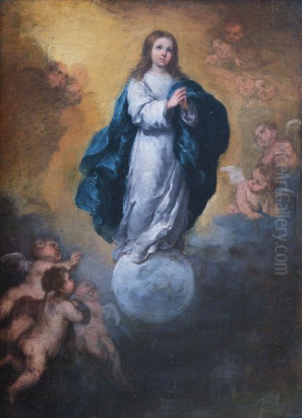 The Immaculate Conception Oil Painting by Bartolome Esteban Murillo
