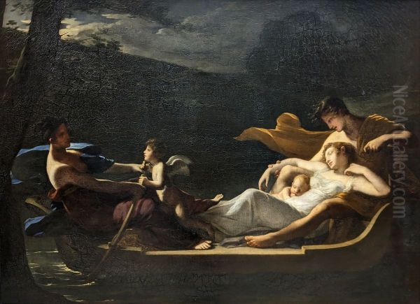 The Dream of Happiness Oil Painting by Constance Mayer