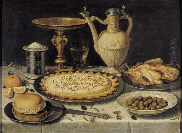 Mesa. Oil Painting by Clara Peeters