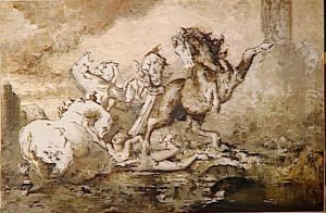 Diomede devore par ses chevaux