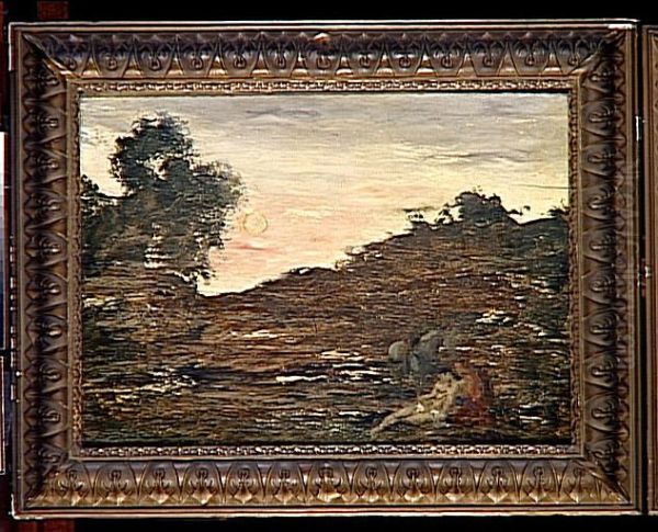 The Good Samaritan Oil Painting by Gustave Moreau