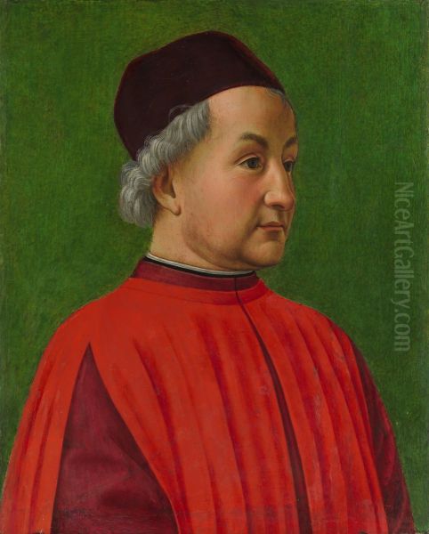Portrait of a Man Oil Painting by Ghirlandaio Domenico