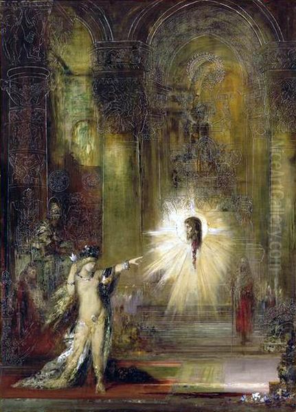 L'apparition Oil Painting by Gustave Moreau L'apparition Oil Painting by Gustave Moreau