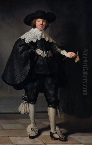 Marten Soolmans (1613-1641) Oil Painting by Rembrandt