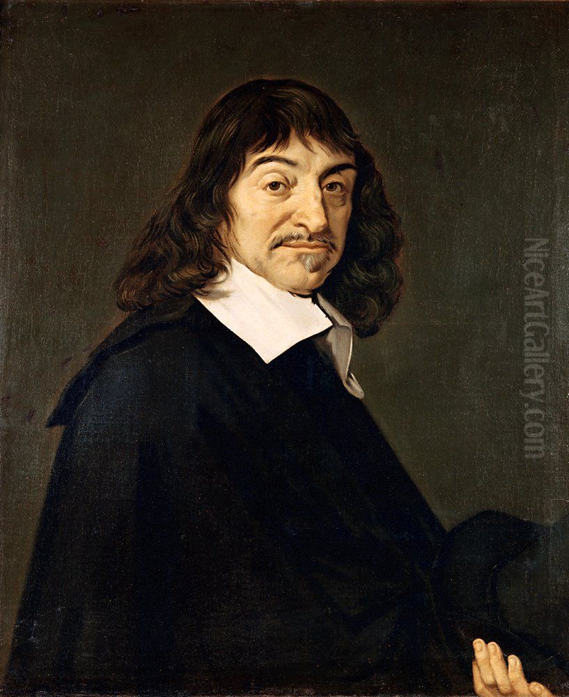 Portrait of Rene Descartes (1596-1650) Oil Painting by Frans Hals